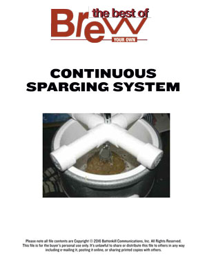 Continuous Sparging System
