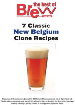 New Belgium Brewing Co. Clone Package