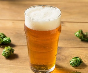Refreshing Summer IPA Craft Beer with Hops