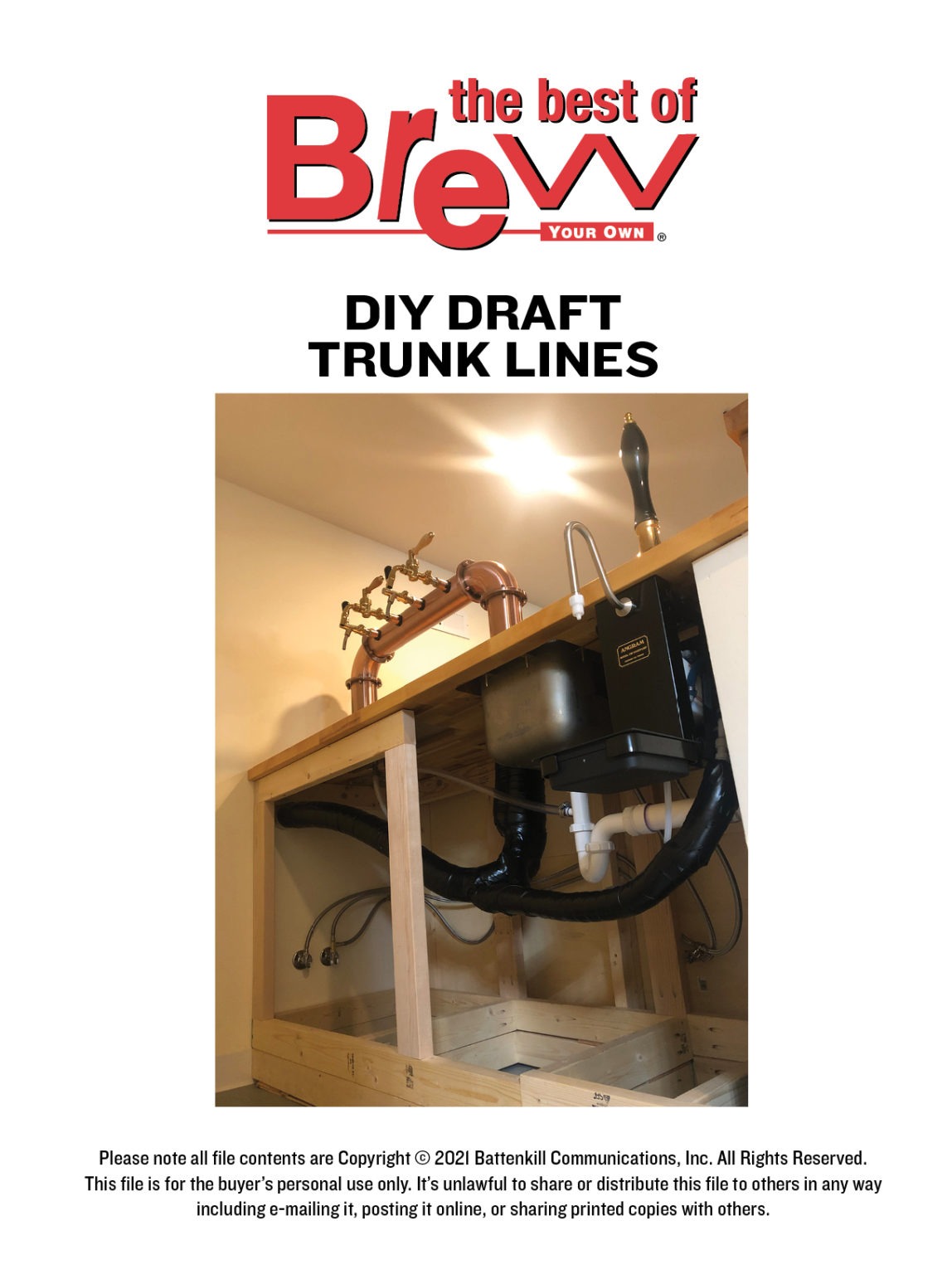 DIY Draft Trunk Lines — Build It Yourself Project