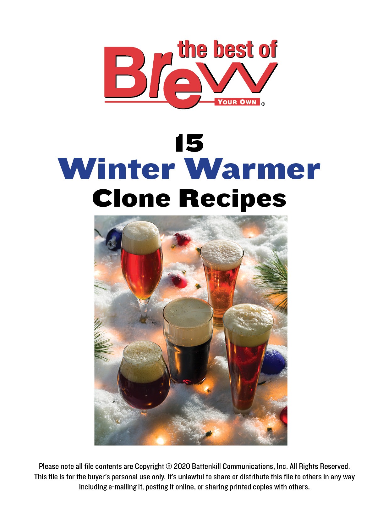 15 Classic Winter Warmer Clone Recipes
