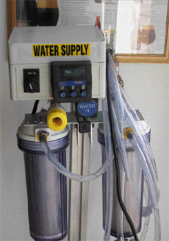 Home brewery water supply.