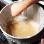 mashing in with a brew-in-a-bag, single-vessel system