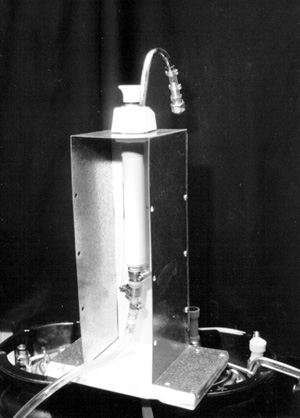 Assembled beer engine.