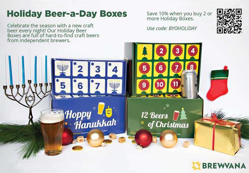holiday beer-a-day boxes advent calendars