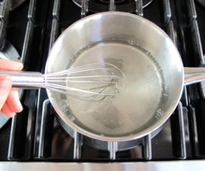 making invert sugar on the stovetop